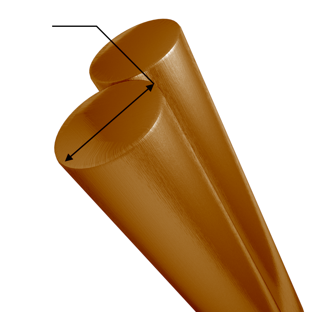круг бронзовый прес 48, длина 3 м, марка браж9-4