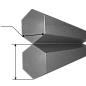 сталь нержавеющая безникелевая, шестигранник 36, марка 20х13